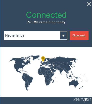 Free VPN with 250Mb/day brandwidth allowance, no restrictions and no logs.