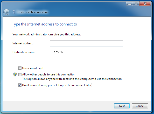 como configurar conexion vpn en windows 7